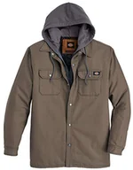 Kurtki męskie - Dickies Męska kurtka polarowa z kapturem kaczka koszula kurtka z hydroshield narzędzie robocze odzież wierzchnia, grzyb, S - miniaturka - grafika 1