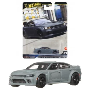 Hot Wheels Premium Szybcy I Wściekli Fast & Furious Autko Samochodzik Resorak 2020 Dodge Charger Hellcat 3/5 - Samochody i pojazdy dla dzieci - miniaturka - grafika 1