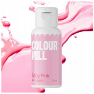 Dodatki do ciast w proszku - BARWNIK OLEJOWY DO MAS TŁUSTYCH KREMÓW CZEKOLADY RÓŻOWY colour mill 20ml - miniaturka - grafika 1