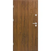 Drzwi zewnętrzne - Drzwi stalowe zewnętrzne lewe Magnum 90L orzech 207,5 cm - miniaturka - grafika 1