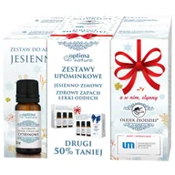 Aromaterapia - Zestaw Optima Natura Pakiet Podwójny, Jesienno-Zimowy, 3 x 10 ml + Zdrowy Zapach, Lekki Oddech, 3 x 10 ml - miniaturka - grafika 1