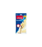 Rękawice robocze - Vileda Sensitive rękawice zapach wanilia S 1 para - miniaturka - grafika 1