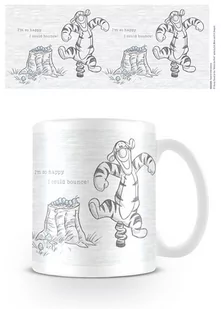 Disney Winnie the Pooh kubek do kawy Bounce biały - Kubki - miniaturka - grafika 1