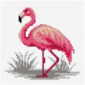 Zabawki kreatywne - Haft krzyżykowy - Flaming - miniaturka - grafika 1