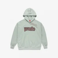 Bluzy sportowe damskie - Damska bluza dresowa nierozpinana z kapturem Prosto Hoodie Mila - zielona - PROSTO - miniaturka - grafika 1