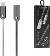 Kable USB - Kabel USB Somostel USB-A - Lightning 1 m Srebrny 27385 - miniaturka - grafika 1