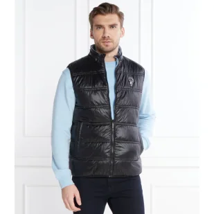 Karl Lagerfeld Dwustronny bezrękawnik VEST REV | Regular Fit - Kamizelki męskie - miniaturka - grafika 1