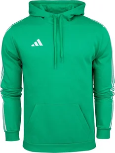 Adidas Bluza męska adidas Tiro 23 League Sweat Hoodie zielona IC7857 2XL - Bluzy męskie - miniaturka - grafika 1