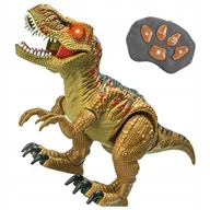 Zabawki interaktywne dla dzieci - Interaktywny Dinozaur Na Pilot Dla Dzieci Zdalnie Sterowany Ryczy Chodzi - miniaturka - grafika 1