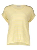 Bluzki damskie - ONLY Koszulka "Moster" w kolorze żółto-białym - miniaturka - grafika 1