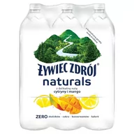 Woda - Żywiec Zdrój Naturals Napój niegazowany z delikatną nutą cytryny i mango 6 x 1,2 l - miniaturka - grafika 1