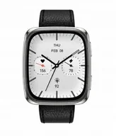 Smartwatch - Huami Amazfit Active 2 Square Black Leather-Premium Version NFC - miniaturka - grafika 1