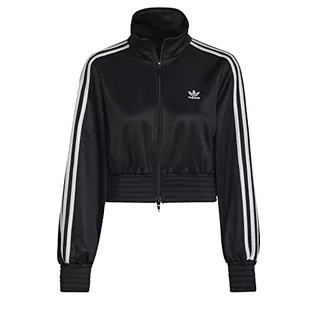 Kurtki damskie - adidas Damska kurtka Track Top, czarna, 32 - grafika 1