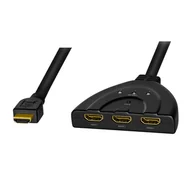 Inne akcesoria audio-wideo - LogiLink HD0040 przełącznik wideo HDMI - miniaturka - grafika 1