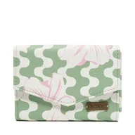 Portfele - Mały Portfel Damski Roxy Sideral Love ERJAA04366 Zielony - miniaturka - grafika 1