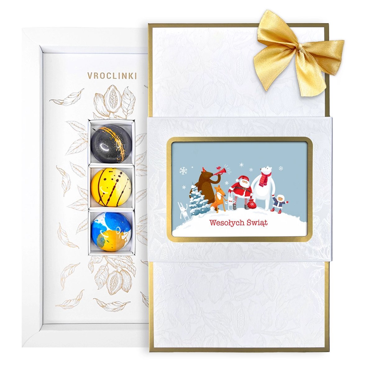 Bombonierka - BOŻE NARODZENIE – Zestaw 3 Pralin