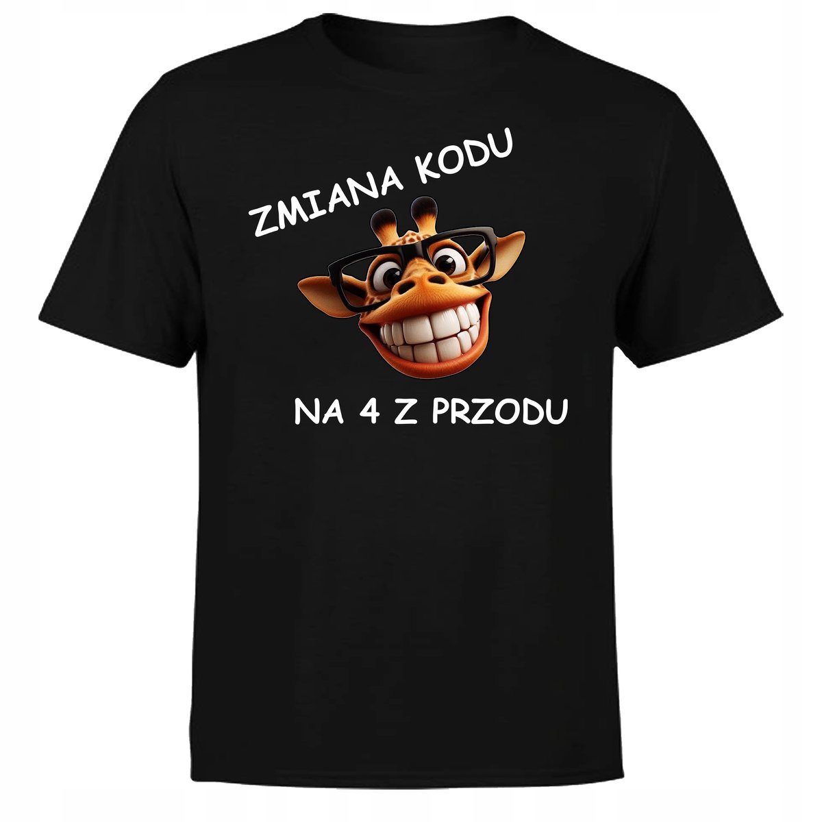 Koszulka męska z nadrukiem na 40 urodziny zmiana kodu na 4 z przodu XL