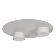 Lampy sufitowe - Natynkowa lampa Star 40912 talerz dysk sople do jadalni szara - miniaturka - grafika 1