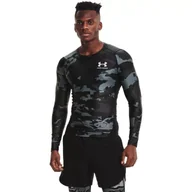 Koszulki sportowe męskie - Koszulka męska Under Armour Isochill Compression Print LS - miniaturka - grafika 1