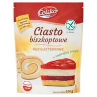 Mąka - CELIKO Koncentrat ciasta biszkoptowego bezglutenowy 200g - Celiko - miniaturka - grafika 1