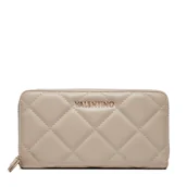 Portfele - Duży Portfel Damski Valentino Ocarina VPS3KK155R Écru - miniaturka - grafika 1