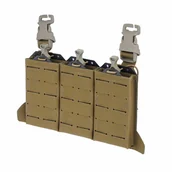 Odzież taktyczna i umundurowanie - Templars Gear - Panel z ładownicami Shingle Panel G5 na 3 magazynki AR/AK - Coyote Brown - TG-CPC-SFP-G5-CB - miniaturka - grafika 1