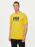 Koszulki męskie - Helly Hansen T-Shirt Hh Logo T-Shirt 33979 Żółty Regular Fit - miniaturka - grafika 1