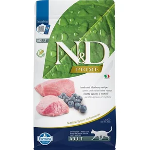 Farmina N&D Low Grain Feline Adult Lamb&Blueberry 1,5 kg - Sucha karma dla kotów - miniaturka - grafika 1