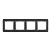 Klawisze i ramki - Schneider Electric Ramka poczwórna Łupek SEDNA DESIGN - miniaturka - grafika 1