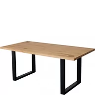 Stoły - Stół III Drewniany z Dzikiego Dębu WZ-0159-1701 WZ-0159 Dąb G+K Meble - miniaturka - grafika 1