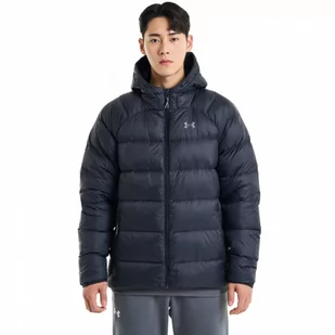 Męska kurtka puchowa pikowana Under Armour  Down 2.0 Jkt - czarna - UNDER ARMOUR - Kurtki męskie - miniaturka - grafika 1