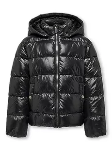 KIDS ONLY KOGNEWEMMY Savannah Jacket OTW NOOS pikowana kurtka, czarna/szczegóły: Silver Trim, 128, Czarny/detal: srebrny, 128 cm - Kurtki i płaszcze dla dziewczynek - miniaturka - grafika 1