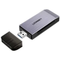 Czytniki kart pamięci - UGREEN Czytnik czytnik kart SD micro SD CF MS na USB 3.0 szary 50541 50541 - miniaturka - grafika 1