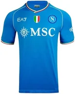 Moda i Uroda OUTLET - SSC NAPOLI Koszulka domowa EA7, Oficjalny Produkt, Niestandardowe Osimhen 9, Karta Tricolor, Slim Fit - miniaturka - grafika 1