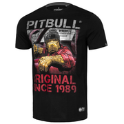 Koszulki sportowe męskie - Pit Bull T-Shirt Koszulka Drive Black - miniaturka - grafika 1