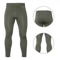 Bielizna sportowa męska - Mil-Tec Kalesony Termoaktywne Olive - Olive - S/M - miniaturka - grafika 1