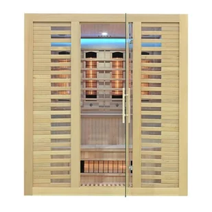 Sauna na podczerwień kamień solny 180X160X200CM MO-RL4S XL Infrared Mazur - Sauny - miniaturka - grafika 1