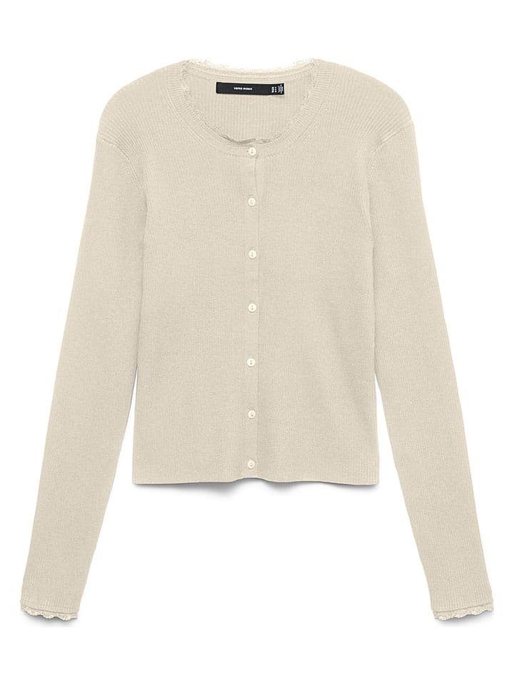 Vero Moda Kardigan w kolorze beżowym