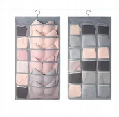 Meble modułowe i akcesoria - Wiszący organizer na bieliznę do szafy 30 kieszeni - miniaturka - grafika 1