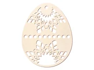 Gadżety dla niej i dla niego - Zawieszka drewniana Jajko - 10 cm - 1 szt. - miniaturka - grafika 1