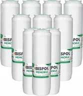 Lampiony i znicze - ZESTAW Wkłady do zniczy olejowe BISPOL WO6 108H 10szt. + Zapałki DABSTER_PL 38szt. - miniaturka - grafika 1