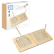 Zabawki zręcznościowe - Symetryczny labirynt Silver ALEX - miniaturka - grafika 1