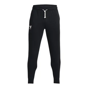 Męskie Spodnie UNDER ARMOUR UA RIVAL TERRY JOGGER 1380843-001 – Czarny - Spodnie męskie - miniaturka - grafika 1