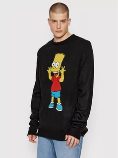 Swetry męskie - Billabong Sweter SIMPSONS Bart A1JP10 Czarny Relaxed Fit - grafika 1