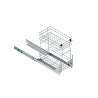 Meble modułowe i akcesoria - Kosz cargo Variant 30 cm mini dolny chrom Rejs - miniaturka - grafika 1