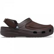 Moda i Uroda OUTLET - Chodaki męskie Crocs Yukon Vista II Clog brązowe 207142 206 - miniaturka - grafika 1