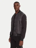 Kurtki męskie - KARL LAGERFELD Kurtka bomber 505064554504 Czarny Regular Fit - miniaturka - grafika 1