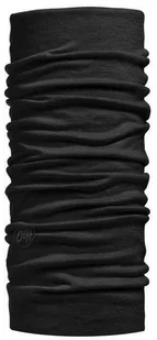 Buff Chusta MERINO LIGHTWEIGHT SOLID BLACK - Czapki i chusty sportowe damskie - miniaturka - grafika 1