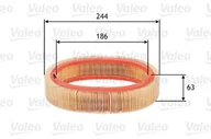 Filtry powietrza - Filtr powietrza VALEO 585606 C25552 - miniaturka - grafika 1