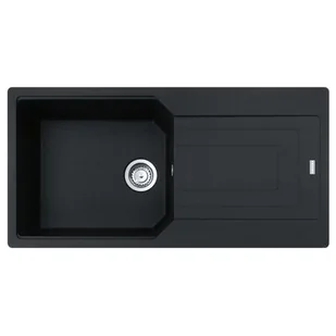 Franke Urban UBG 611-100 XL GSC Zlewozmywak granitowy jednokomorowy 100x50 cm onyx 114.0687.290 - Zlewozmywaki - miniaturka - grafika 1
